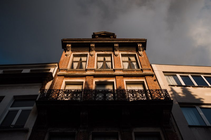 Wolkenbruch in Antwerpen